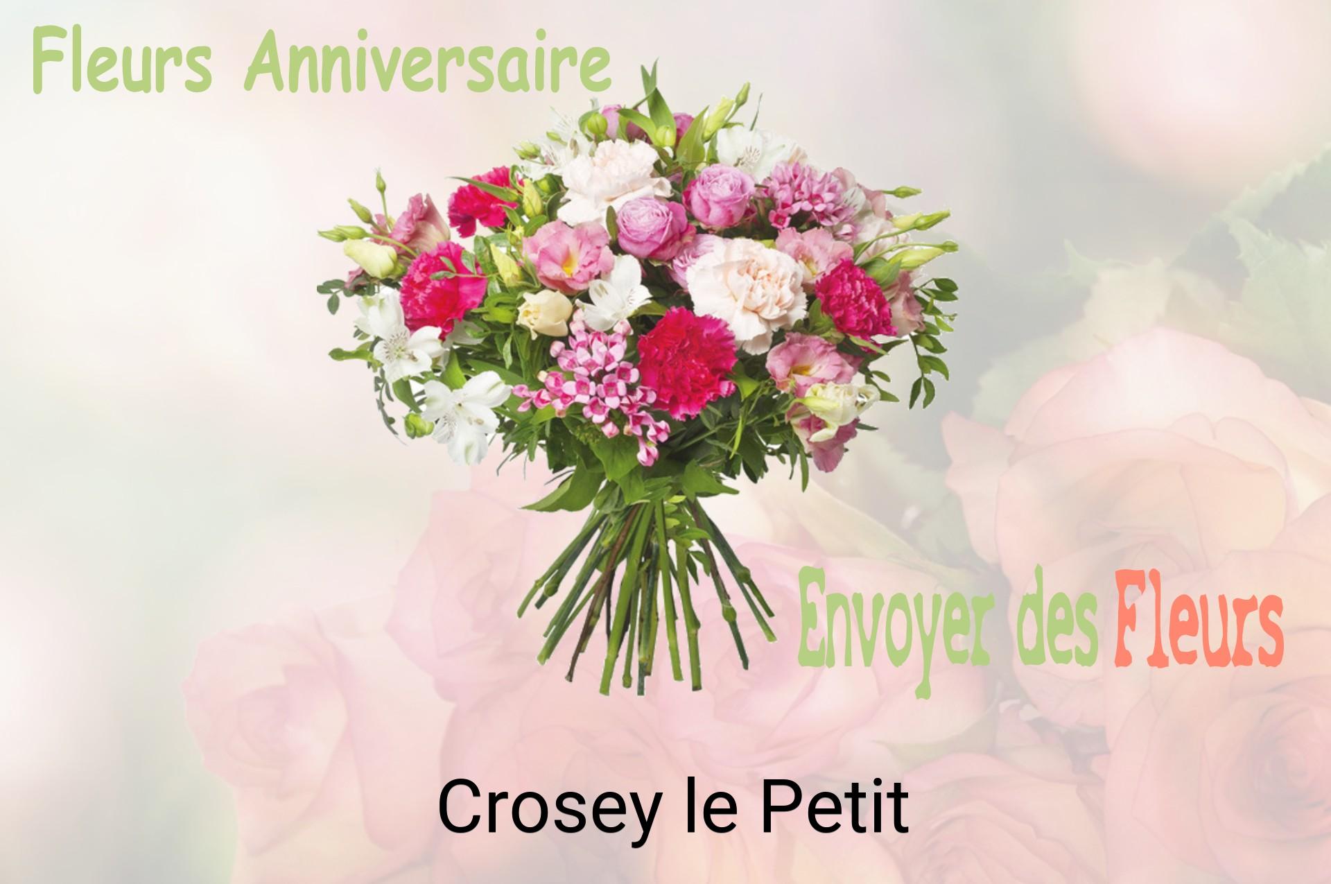 Bouquet de fleurs d’anniversaire livré à Crosey-le-Petit