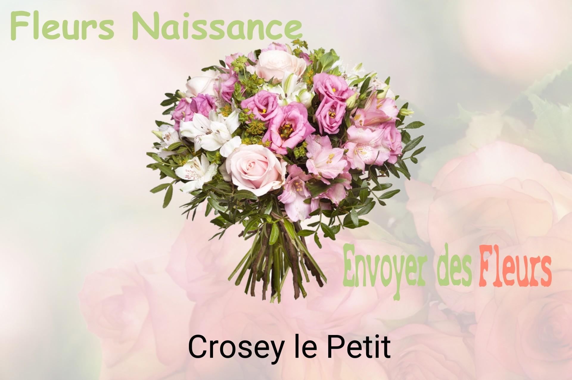 Bouquet de fleurs de naissance livré à Crosey-le-Petit