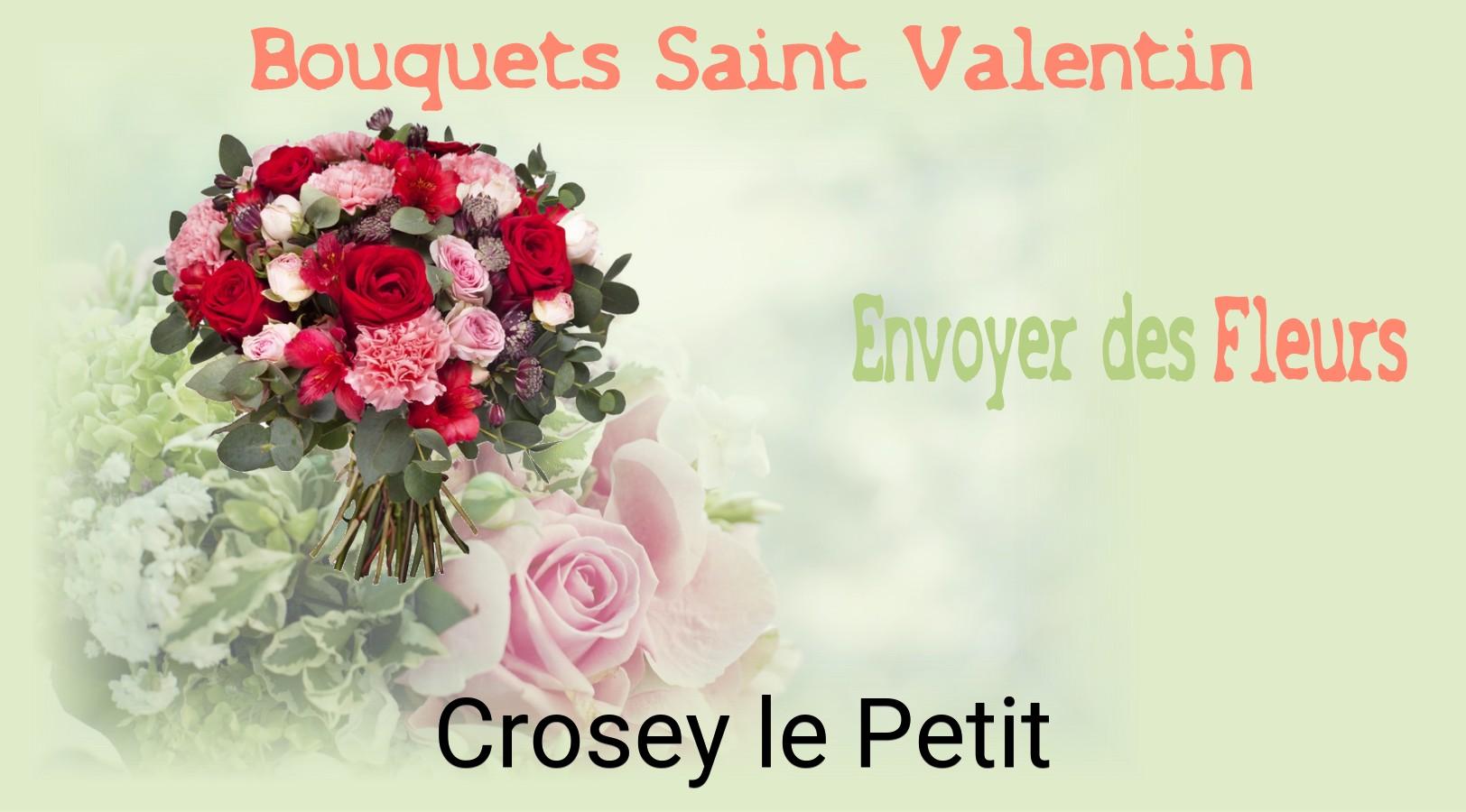 Roses de Saint-Valentin livrées à Crosey-le-Petit